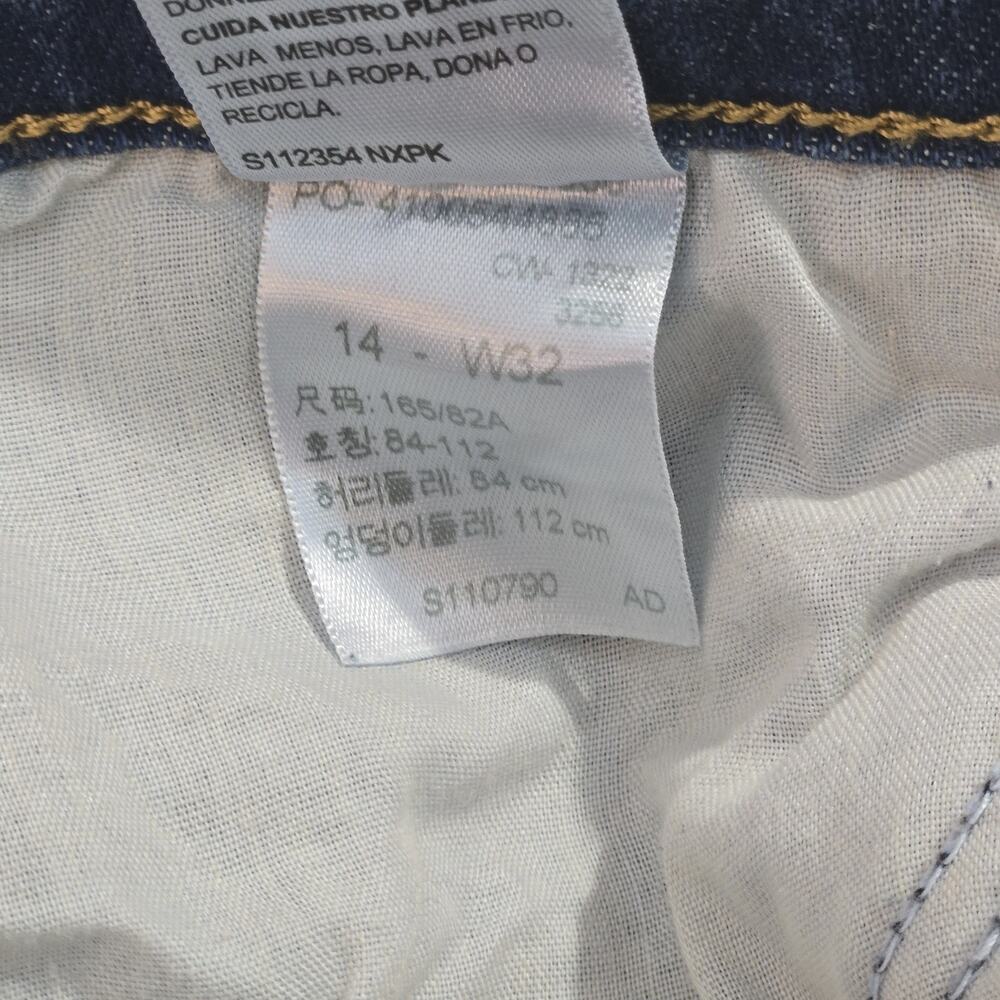 Signature by Levi Strauss Jeans Women's 14 Blue Mid-Rise Heritage Boyfriend 32W - Picture 6 of 7